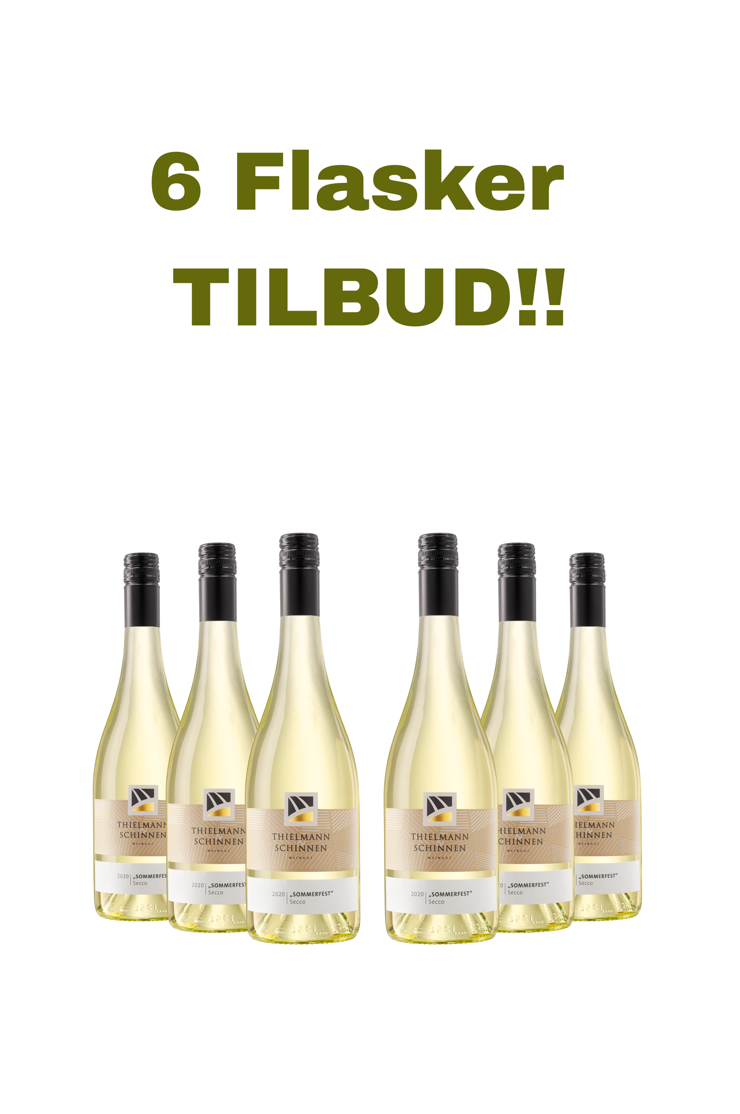 TILBUD – 6 flasker let perlende Riesling